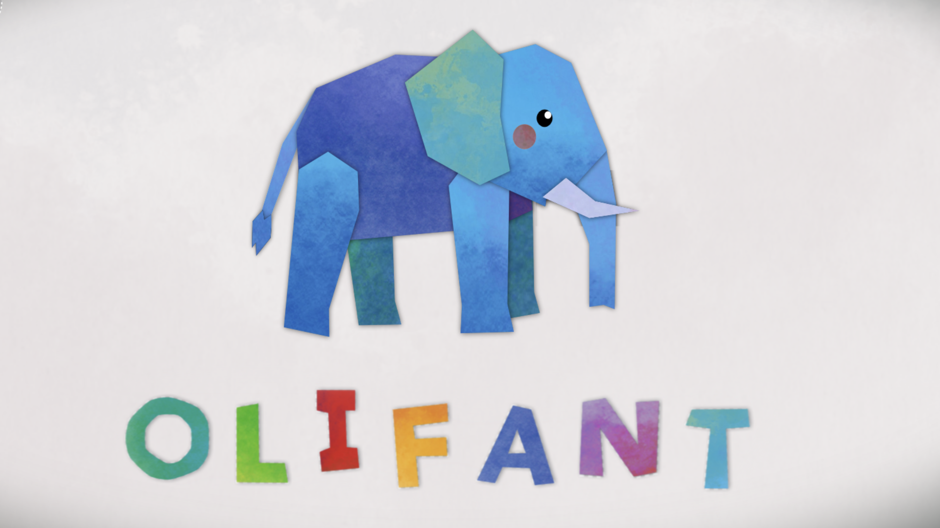 Animal reveal — watercolour illustration of the spelled animal